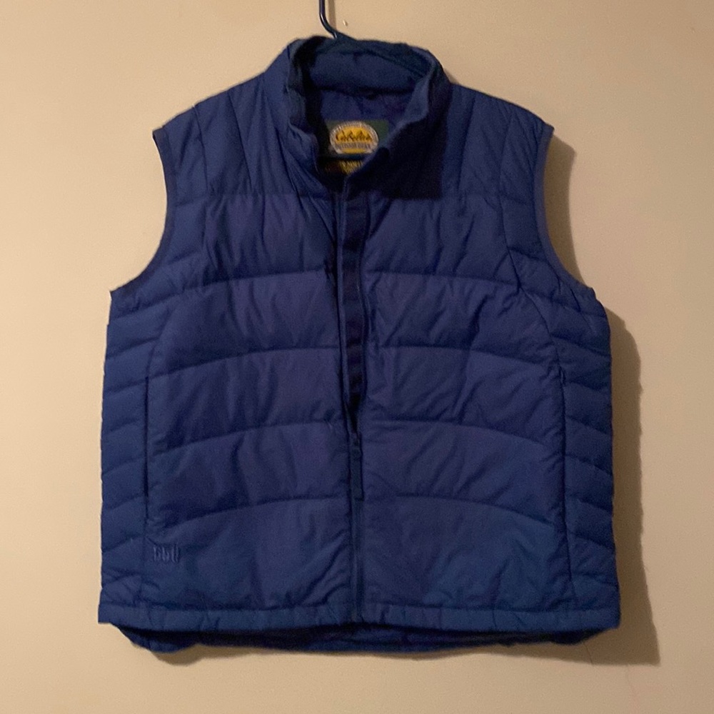 Cabela’s Goose Down Vest. Large. Never worn